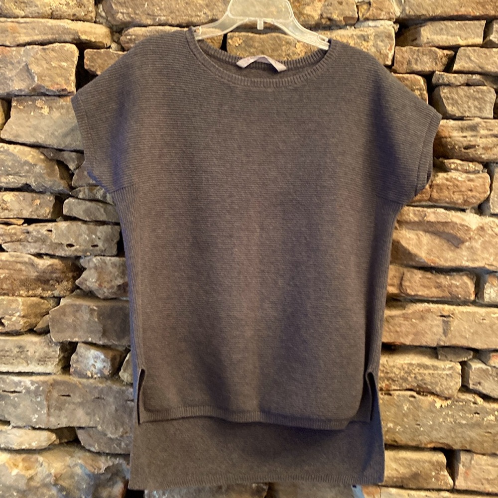 Athleta Cap sleeve sweater, vintage, M, hi-low hem, UEC